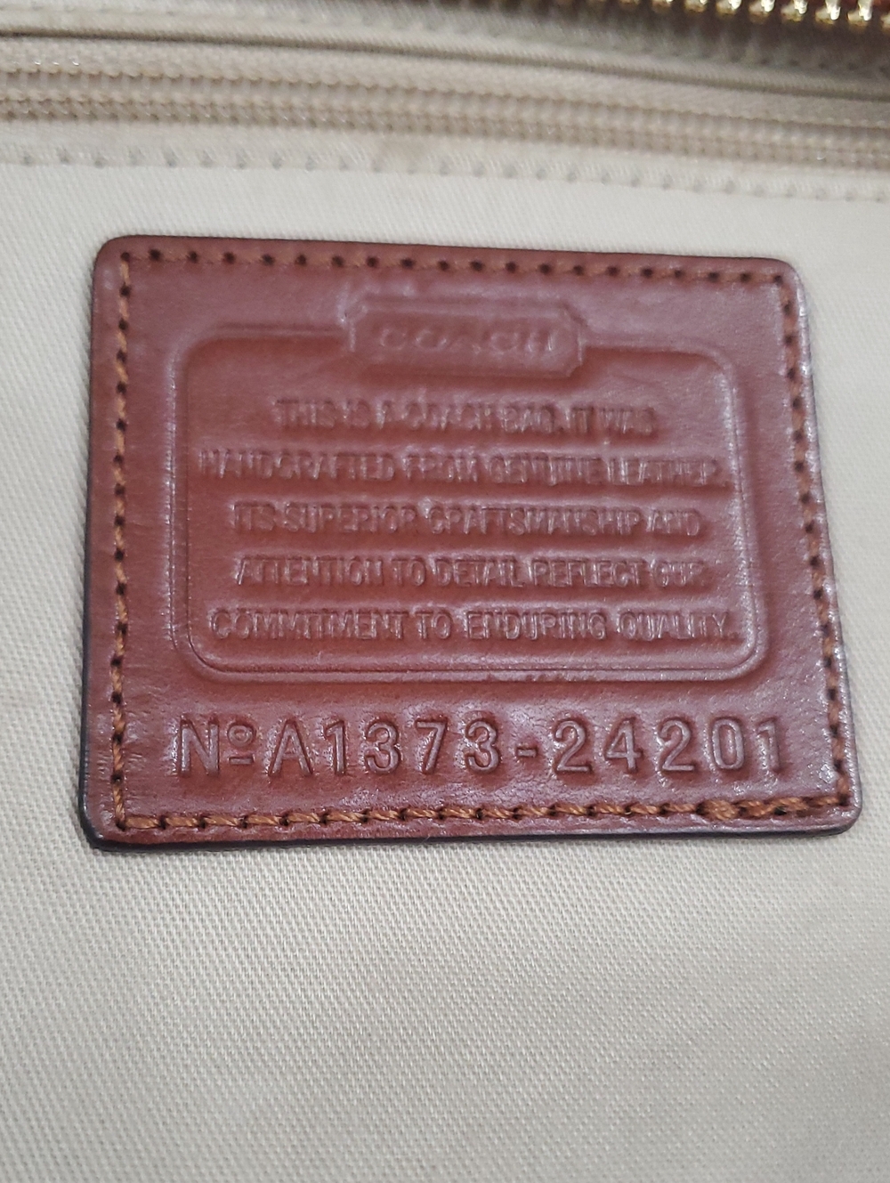 Coach Legacy Candace Large Brown Leather Carryall Handbag🤎💛 - Picture 16 of 16